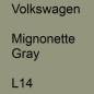 Preview: Volkswagen, Mignonette Gray, L14.